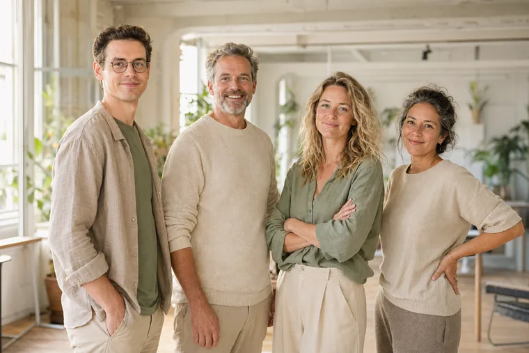 Das Team von CBDviva in unseren Büroräumen