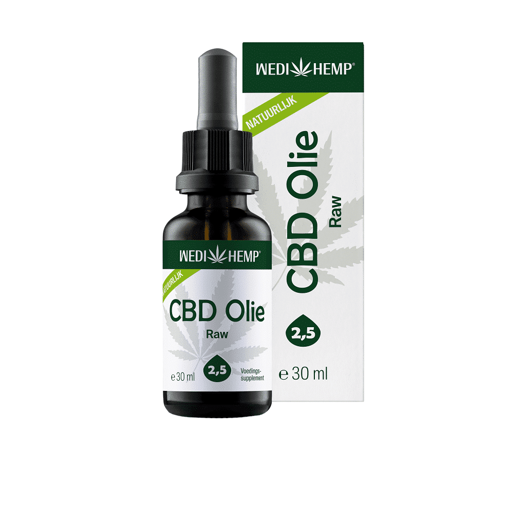 Wedihemp Raw 2,5 % CBD-Öl (30 ml)
